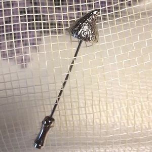 Vintage Silver Tone Lapel Stick Pin Hershey's Kiss Brooch